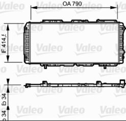 Radyatör Boxer-ducato-jumper 97-02 1.9d-2.5d-2.8hdı Ac Mek 790x415x34 - 1330.L5-1311003080-1330.L8-1330.F1