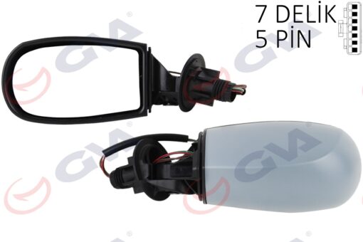 Dış Dikiz Aynası Sol Punto 04 Elektrikli Isıtmalı Siyah Astarlı Konveks Vm-156ehpl - 735273122-735380187