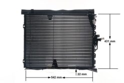 Klıma Radyatoru Mercedes W124 S124 C124 - A1248301070
