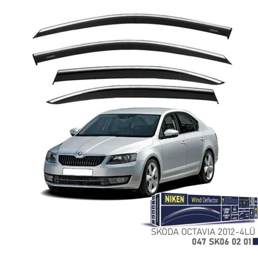 Kromlu Cam Rüzgarlığı Skoda Octavıa 2012- 4lü