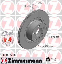 Fren Dıskı Arka Bmw F25 F26 - 34206790362-34206868936-34206886482