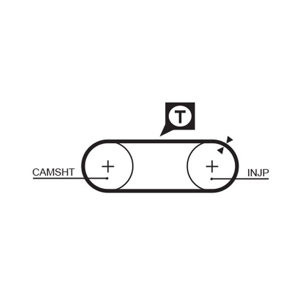 Triger Kayışı 077x210 Transporter. 1.9-2.4 Ct645 - 074130113