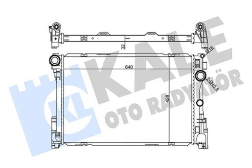 Motor Su Radyatoru Mercedes W204 S204 C204 C218 W212 C207 R172 - A0995002703