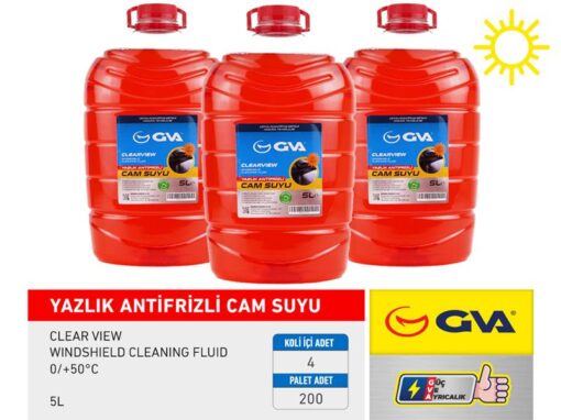 Cam Suyu 5 Lt Yazlık Antifrizli 0/ 50c