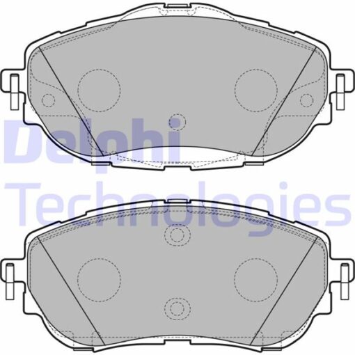 Ön Fren Balata Toyota Aurıs. Corolla 1.33l 1.6l 1nr-fe 1zr-fae Nre180 Zre181 Zre185 12- / 1.4l 1nd- Ftv Nde180 12- - 0446502390-0446502391-WVA25699