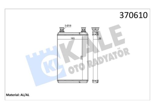 Kalorıfer Radyatoru Mercedes S-class W221 05 13 - A2218300061
