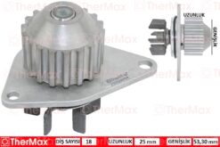 Devırdaım Su Pompası P106-p206-p207-p307-bıpper-nemo-partner-berlıngo-c2-c3-saxo-xsara 1.4 Tu3jp-tu3a 1.4 8v Mqp Fıat Fıorıno 1.4 Kft.-kfv - 1201.G0-9631169188-1609417080