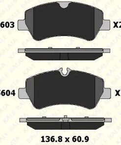 Arka Balata Ford Tourneo Custom-transıt Custom 2.2 Tdcı 12 Kablosuz - MEBK2J2M008AA-BK212M008AC-BK212M008