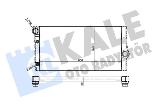 Motor Su Radyatoru Bmw F10 F07 F11 F13 F01 F02 F03 F04 Premıum Lıne - 17118509175 - 17118509175