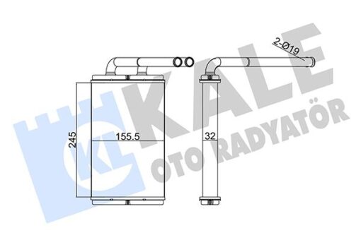 Kalorifer Radyatörü Chevrolet Captıva 2.0l C100 06- / Opel Antara A 2.0l 06- - 4803904-96629611