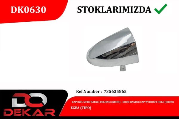 Kapı Kol Sıfre Kapagı Delıksız Krom Egea - 735635865