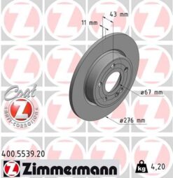 Fren Dıskı Arka Mercedes W177 W247 C118 - A2474230112