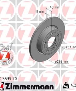 Fren Dıskı Arka Mercedes W177 W247 C118 - A2474230112