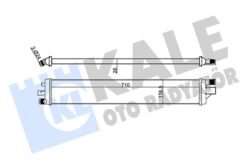 Turbo Radyatörü Intercooler Nv400-movano B-master Iıı Lt 2.3cdtı 10 İlave Soğutucu At-mt - 214C10001R-93168915-2147000Q0A