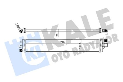 Turbo Radyatörü Intercooler Nv400-movano B-master Iıı Lt 2.3cdtı 10 İlave Soğutucu At-mt - 214C10001R-93168915-2147000Q0A