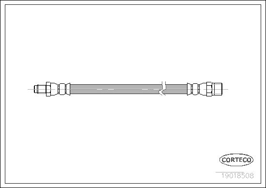 Fren Hortumu On / Arka Mercedes W110 W113 W114 W115 W116 W460 W463 B601 B602 - A1234280535