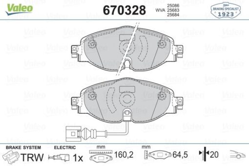 Ön Balata Golf7-a3-leon-tıguan-passat-octavıa-superb 12 - 8V0698151-2K5698151-5Q0698151B