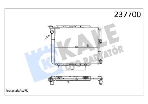 Radyatör Borulu R11 Flash 2 Sıra Al Pl Sistem - 7702188511