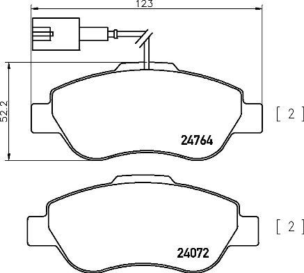 Fren Balatası Takımı Ka 1.2 Duratec.ka 1.3 Tdcı Duratorq 16v - 1778384