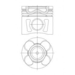 Motor Piston Segman Doblo-fiorino- Lınea-grande Punto-astra 1.3 Cdtı 16v 0.40 Euro5 69.60 Mm - 4289040
