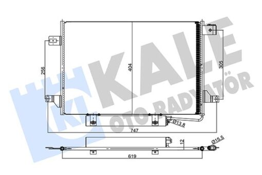 Klıma Radyatoru Tavan Mercedes Sprınter B906 06 . Vw Crafter 30-35-50 - A0018300370-2E0820413A
