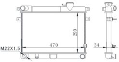 Radyatör M131 Em-ym 470x292x34 2 Sıra Al Pl Sistem - 850080770-5953475-85005296