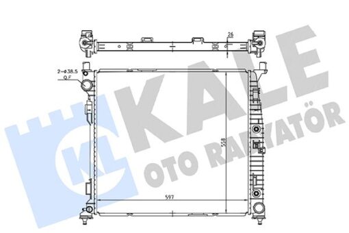 Motor Su Radyatoru Mercedes W166 X166 C292 - A0995001303