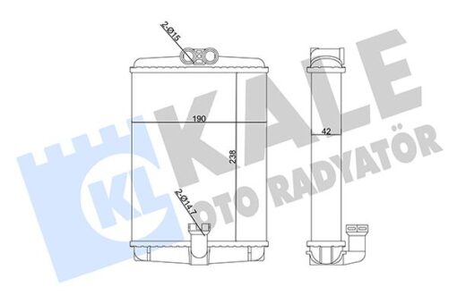 Kalorıfer Radyatoru Mercedes W210 W220 C215 R170 C208 A208 - A2108300661