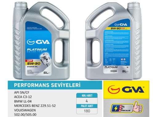 Motor Yağı 5w30 5 Lt Platınum Partiküllü-dpf Tam Sentetik Apı Sn/cf - 5W30-93165557