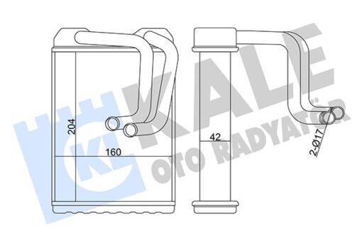 Kalorifer Radyatörü Honda Accord 2.0l F20a Cb3 90-93 - Aleminyum - 79110SM4A01