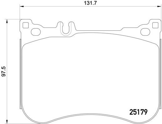 Fren Balatası On Mercedes C257 W213 W222 C217 R231 - A0084200220