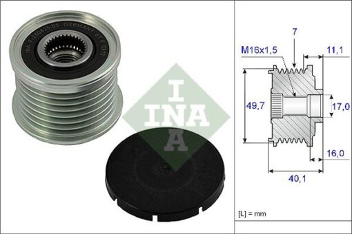 Alternator Kasnagı Mercedes W211 W463 W220 - A6281550015