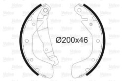 Arka Pabuç Balata Corsa C 00-09 Vectra A 93-95 Astra F 91-98 Lacettı 05 Nubıra 03 200x46 - 1605056-1605042-1605953-1605929