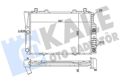 Motor Su Radyatoru Mercedes S-class W140 91 98 - A1405002103