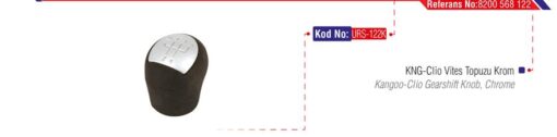 Vites Topuzu Krom Clıo Iı-kng Iıı - 8200568122