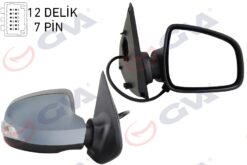 Dış Dikiz Aynası Sağ Symbol-sandero 13 Elektrikli Isıtmalı Sinyalli Astarlı Konveks 7 Fiş Vm-6129ehpsr - 963014492R