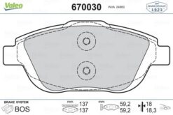 Ön Fren Balatası Corsa F 19 Crossland 17 Mokka 20 C3 Iı-ııı-aırcross 09 C4 14 208 19 2008 19 Ds3 15 15 İnç 283mm - 1647863580-1617293780-3649095