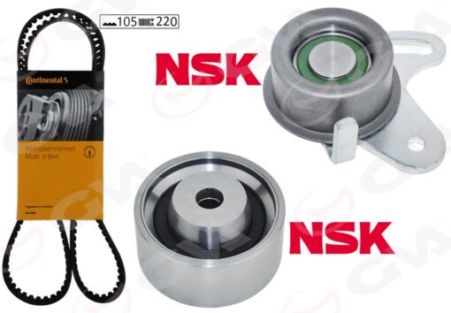 Triger Kayış Seti Hyundaı Accent Admıre Era 1.5l G4eb 01- 1.4l 1.6l G4ed G4ee 01-10 / Getz 1.4l 06-10 / Matrıx Elantra 1.6l 01-06 / Kıa Rıo 1.4l 1.6l 06-10 / Cerato 1.6l 04-07 1 Kayış 2 Rulman - 2431226001-2481026020-2441026000
