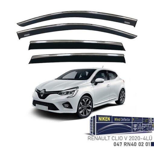 Kromlu Cam Rüzgarlığı Renault Clıo V 2020- 4lü