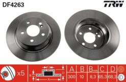 Fren Dıskı Arka Mercedes W211 S211 C218 W212 S212 - A0004231012