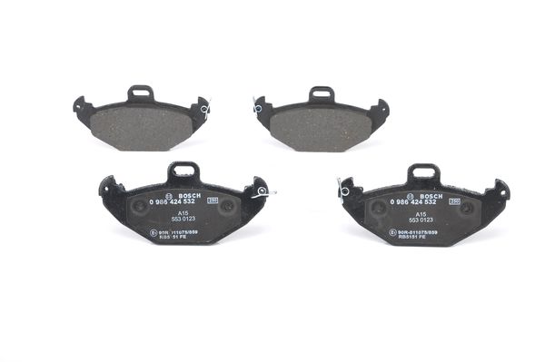 Arka Fren Balatası Renault Laguna 93 01 Espace Iıı 96 00 1.6 1.8 1.9dci 2.0 16v 2.2 3.0 - 7701205491-8671016192-8671005932