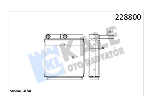 Kalorifer Radyatörü J9 1 Sıra Alb Sistem - P.80767