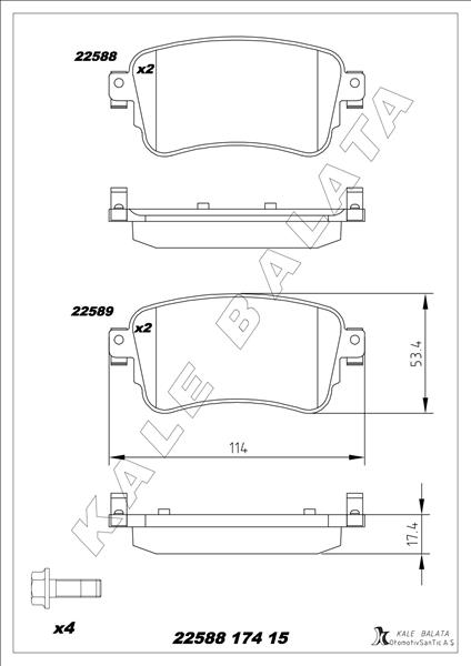 Arka Fren Balatası Zafıra Lıfe 19 Vıvaro C 19 Jumpy Iıı 16 Expert 16 Toyota Proace 16 290 Mm - 1617936880-1673603880-SU001A6136