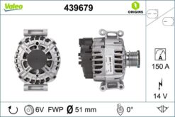 Alternator 14v 150a Mercedes W203 W204 S204 W212 S212 C207 A207 B906 - A0009063000