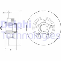 Arka Fren Aynası Rulmanlı Renault Megane Iıı 09 15 Scenıc Iıı 09 15 Grand Sc Nıc Iıı 09 15 260x8x86.2 5 Delik - 432002188R-432006506R-432007556R