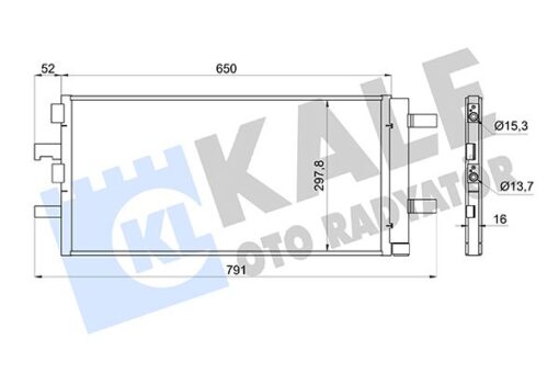 Klıma Radyatoru Bmw F40 F44 F45 F46 F48 F39 Mını Countryman F60 - 64539271207