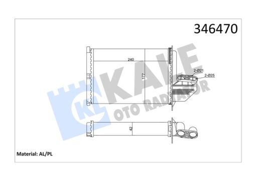 Kalorıfer Radyatoru Bmw M40 M43 M50 M52 S50 E36 Klımasız - 64118390435