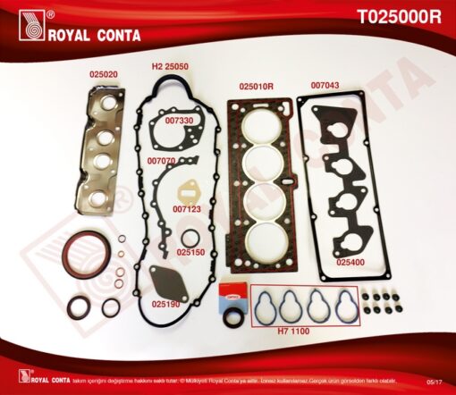 Motor Üst Conta Tk. Megane I 96 Clıo Iı 98 Kangoo 97 Clıo Symbol I 00 1.4 K7j 1.6 K7m - 7701468710