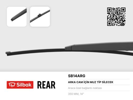 Silecek Süpürgesi Arka Muz Tipi 350mm A1 05/10 Porsche Cayenne 09/10 Touareg 01/10
