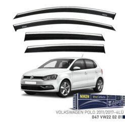 Kromlu Cam Rüzgarlığı Vw Polo 2011-2017 4lü